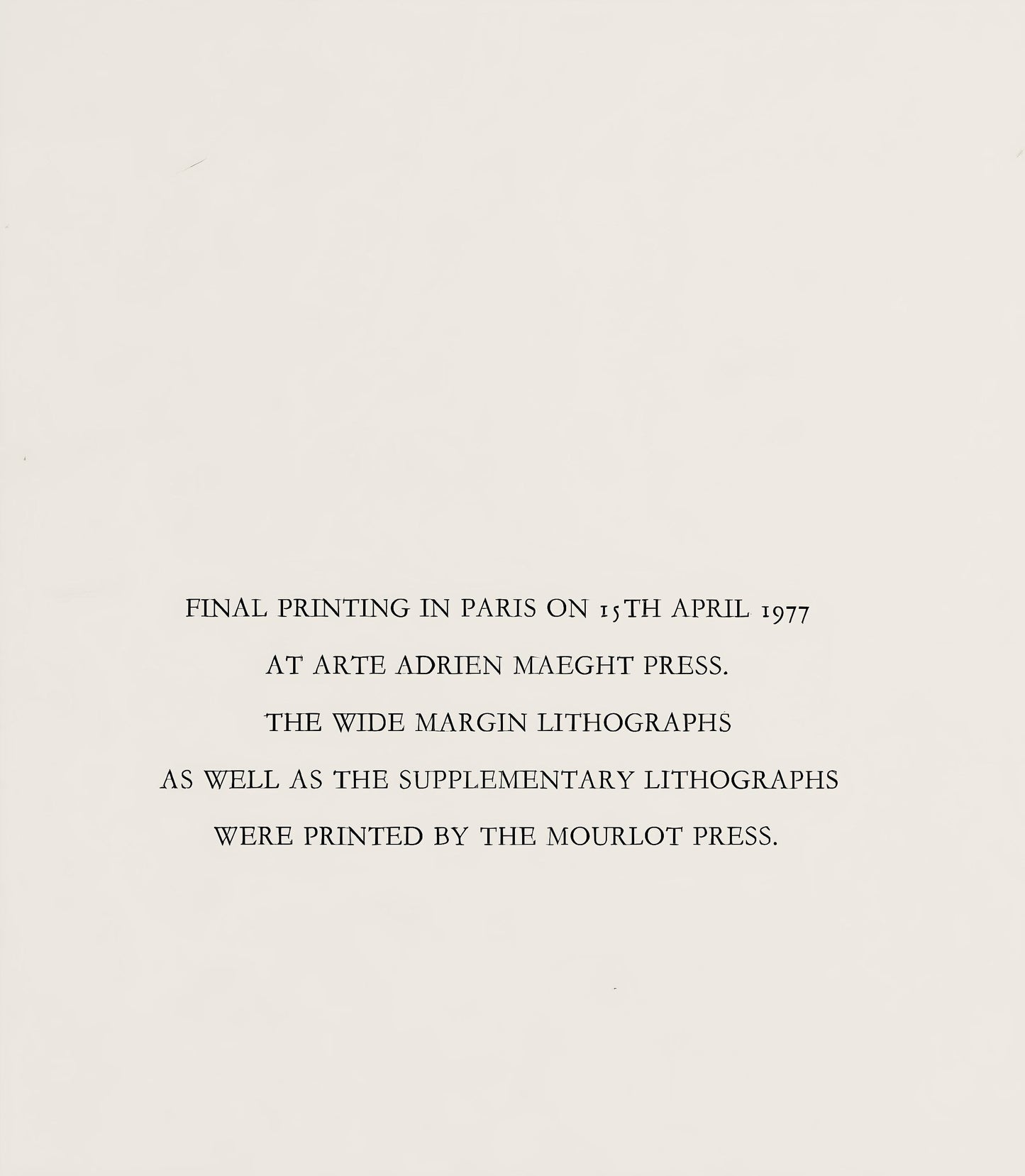 Joan Mir, Composition, (Cramer 230; Mourlot 1115), Joan Mir Lithographs, Lithograph