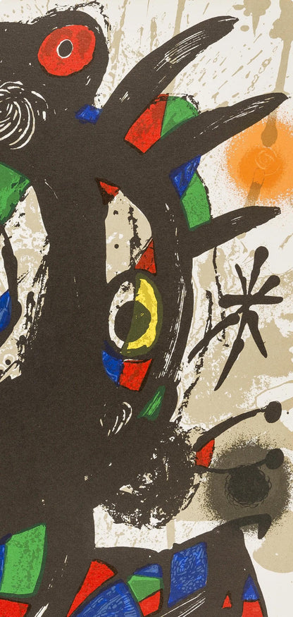 Joan Mir, Composition, (Cramer 230; Mourlot 1115), Joan Mir Lithographs, Lithograph