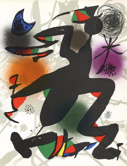Joan Mir, Composition, (Cramer 230; Mourlot 1116), Joan Mir Lithographs, Lithograph