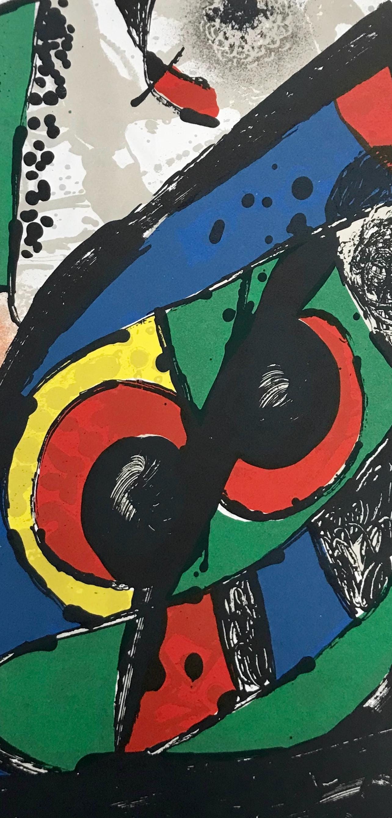 Joan Mir, Composition, (Cramer 249; Mourlot 1256), Joan Mir Lithographs, Lithograph