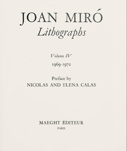 Joan Mir, Composition, (Cramer 249; Mourlot 1260), Joan Mir Lithographs, Lithograph