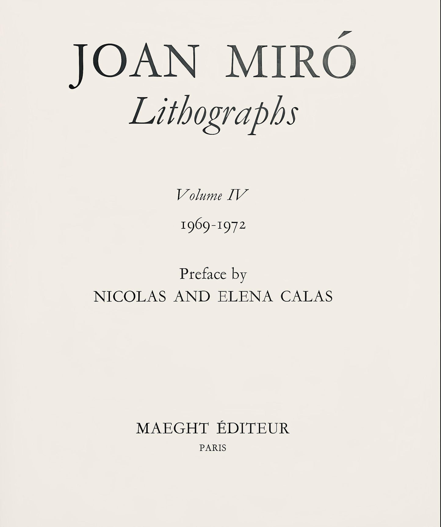 Joan Mir, Composition, (Cramer 249; Mourlot 1257), Joan Mir Lithographs, Lithograph