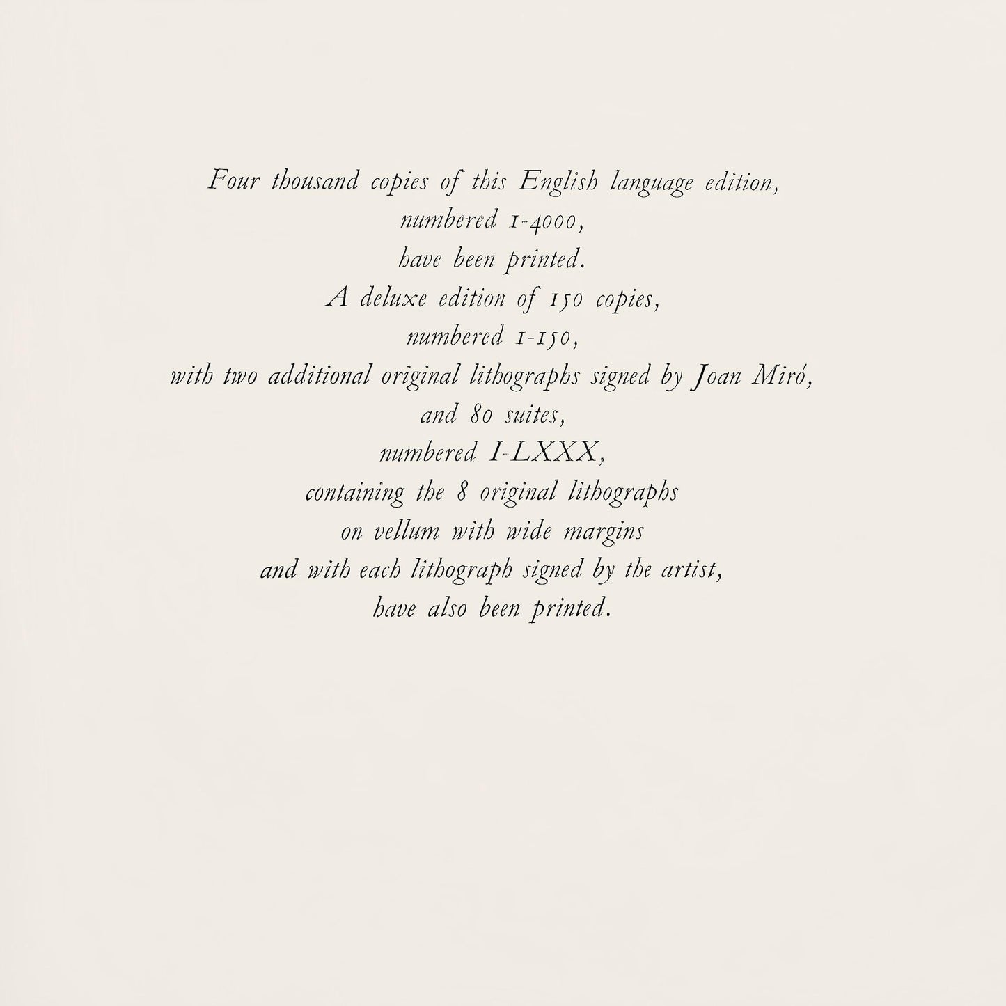 Joan Mir, Composition, (Cramer 249; Mourlot 1257), Joan Mir Lithographs, Lithograph