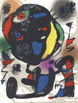 Joan Mir, Composition, (Cramer 249; Mourlot 1260), Joan Mir Lithographs, Lithograph