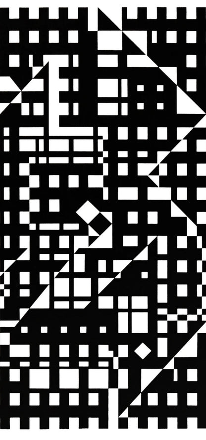 Victor Vasarely, Composition, Croises, Hliogravure