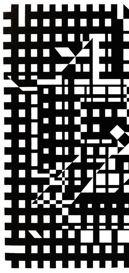 Victor Vasarely, Composition, Croises, Hliogravure