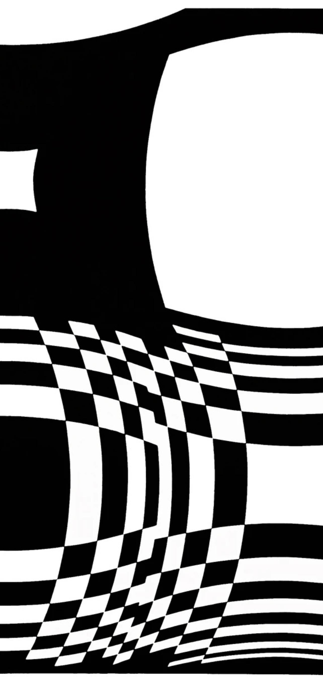 Victor Vasarely, Composition, Croises, Hliogravure