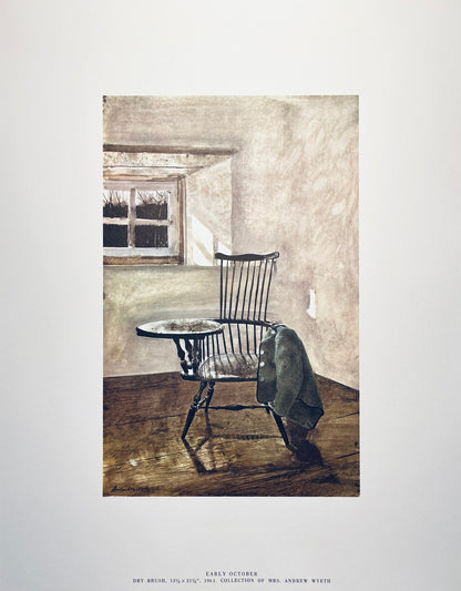 Andrew Wyeth, Early October, The Four Seasons, Lithograph
