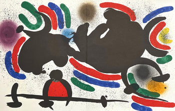 Joan Mir, Composition, (Cramer 160; Mourlot 860), Joan Mir Lithographs, Lithograph