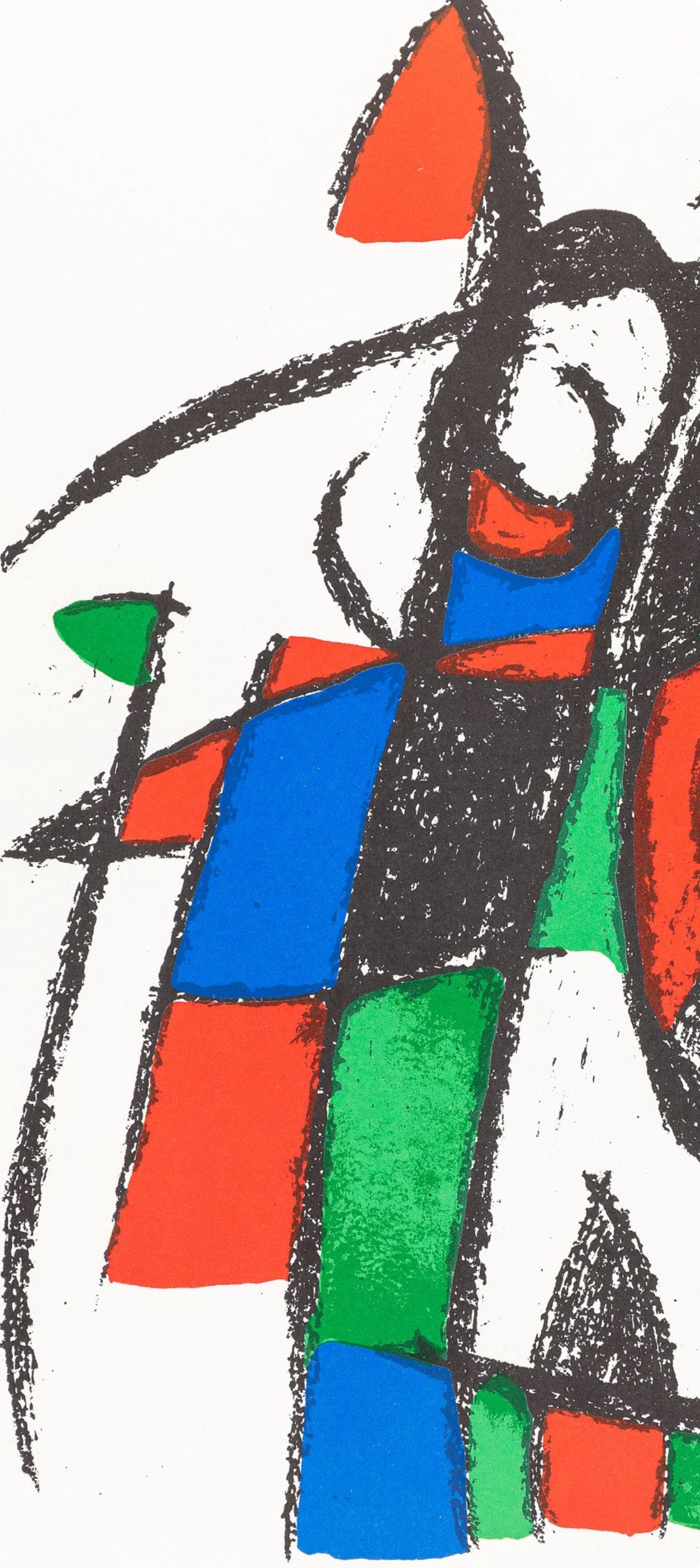 Joan Mir, Composition, (Cramer 198; Mourlot 1038), Joan Mir Lithographs, Lithograph
