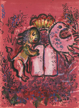 Marc Chagall, Tablets Of Law (Mourlot 365; Cramer 49), Lithograph