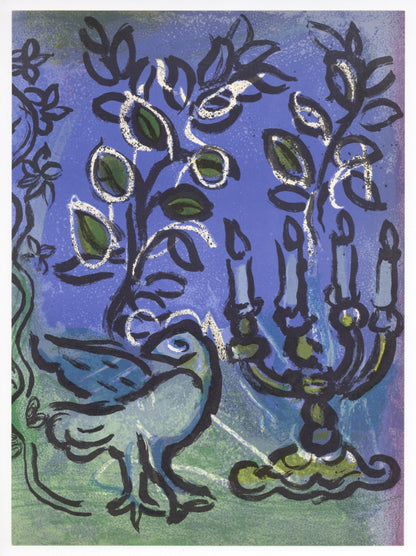 Marc Chagall, Candlestick (Mourlot 366; Cramer 49), Lithograph