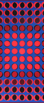 Victor Vasarely, Composition, Progressions I, Hliogravure