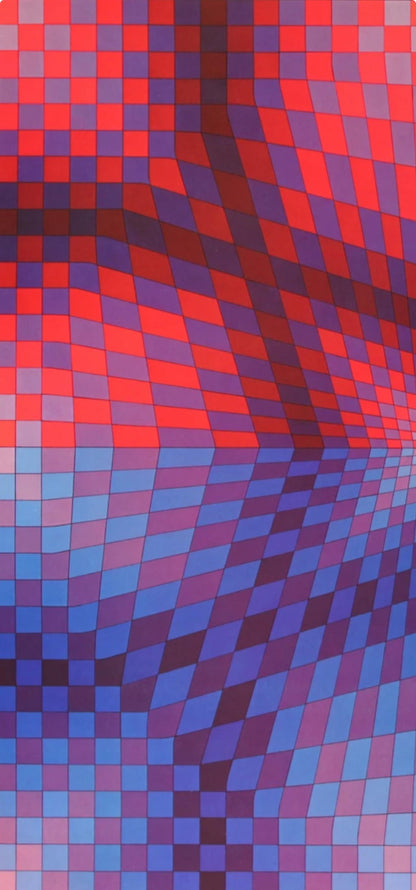 Victor Vasarely, Composition, Progressions I, Hliogravure