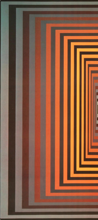 Victor Vasarely, Composition, Progressions I, Hliogravure
