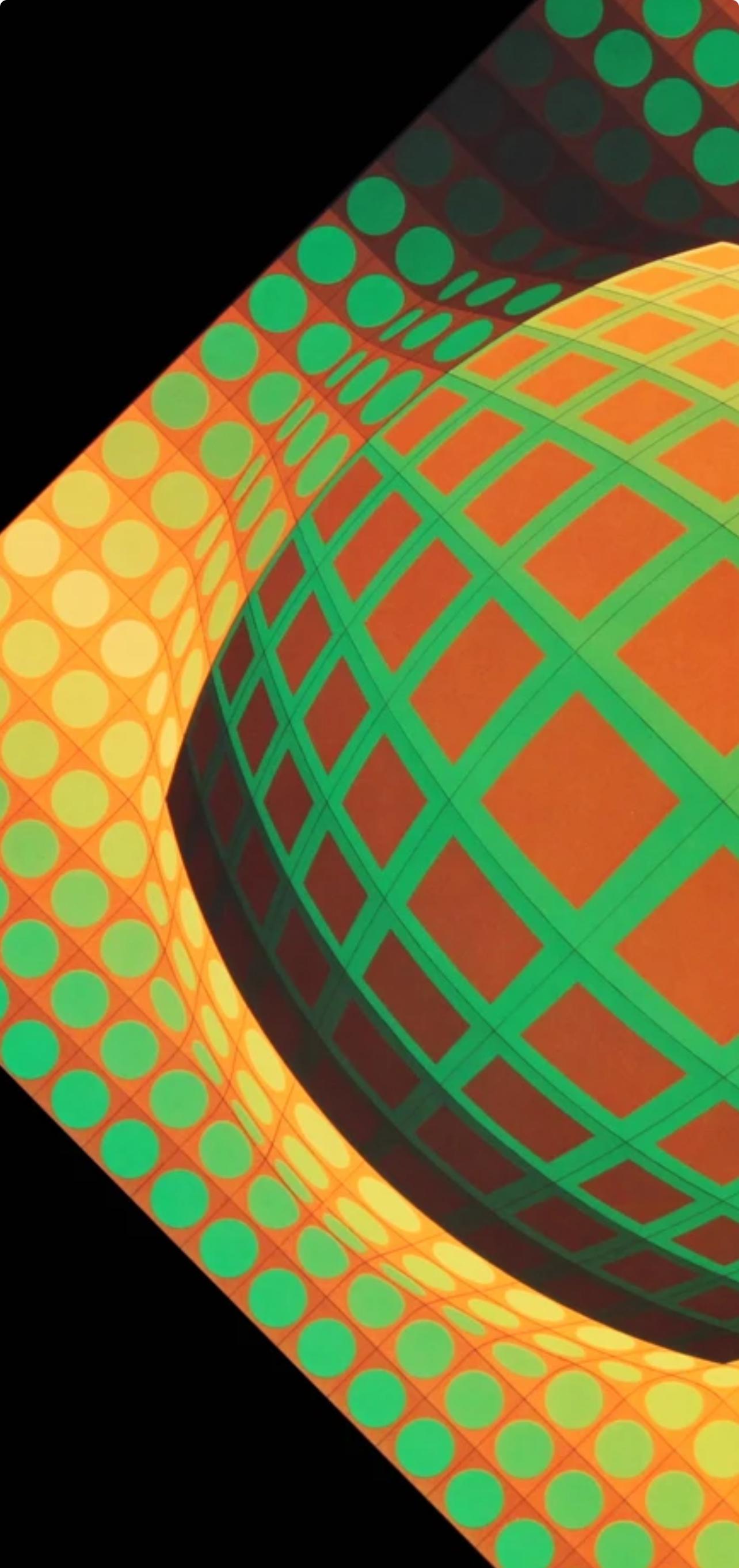 Victor Vasarely, Composition, Progressions Iii, Hliogravure