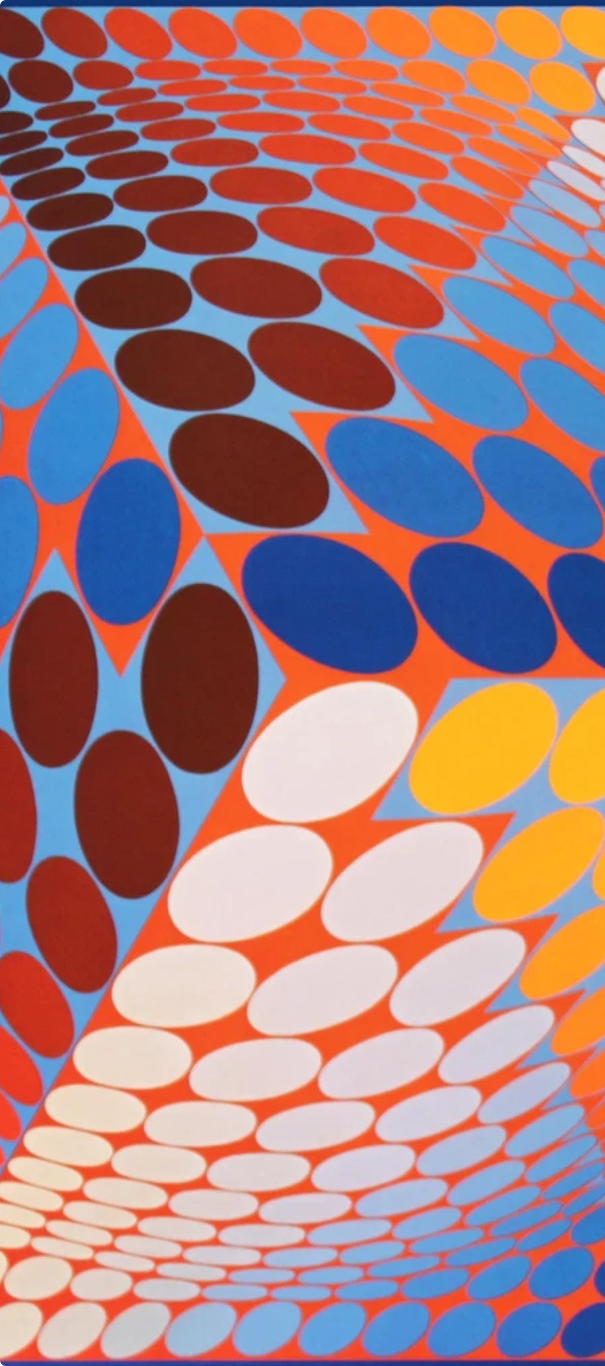 Victor Vasarely, Composition, Progressions Iii, Hliogravure