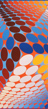 Victor Vasarely, Composition, Progressions Iii, Hliogravure