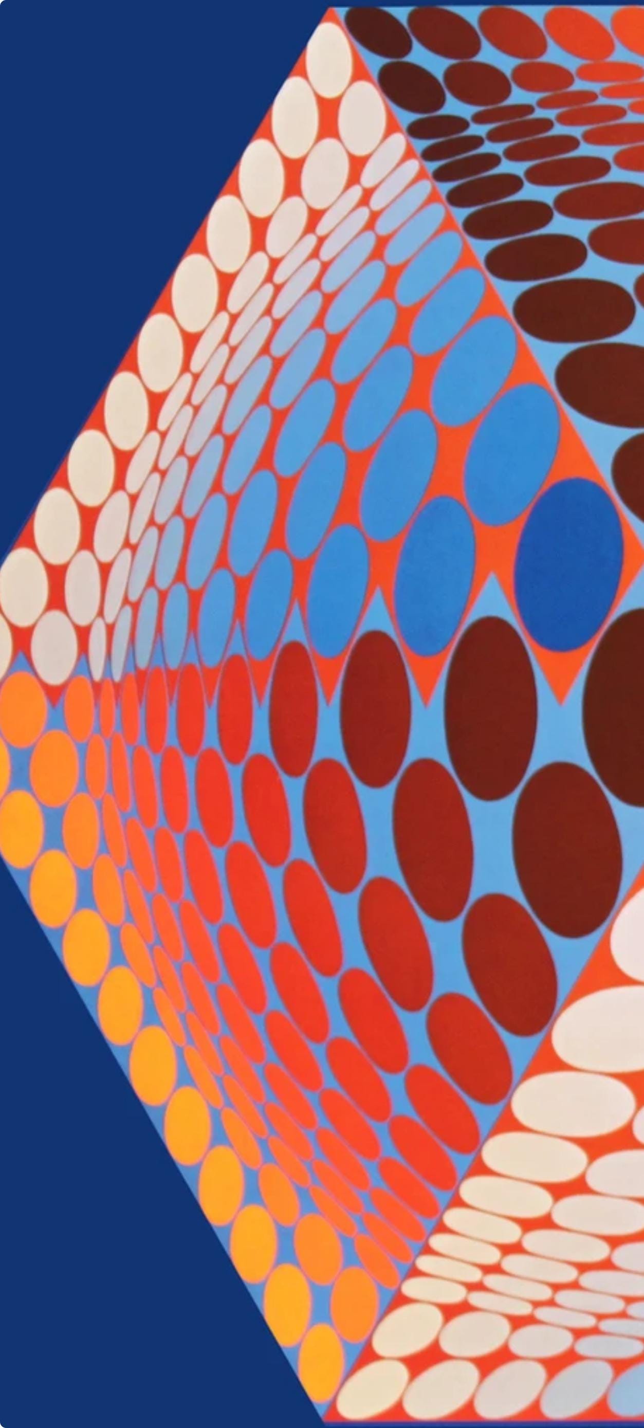 Victor Vasarely, Composition, Progressions Iii, Hliogravure