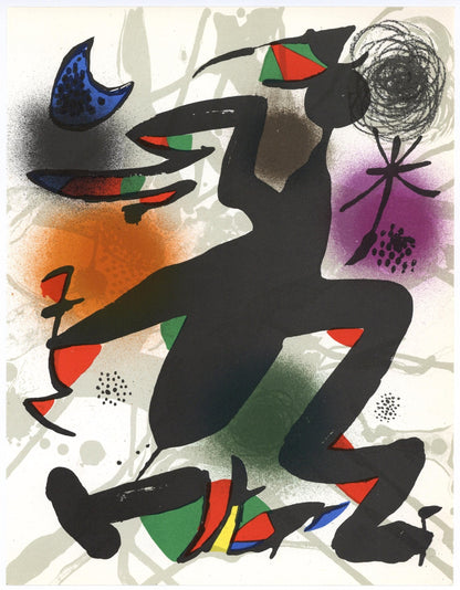 Joan Mir, Composition, (Cramer 230; Mourlot 1116), Joan Mir Lithographs, Lithograph