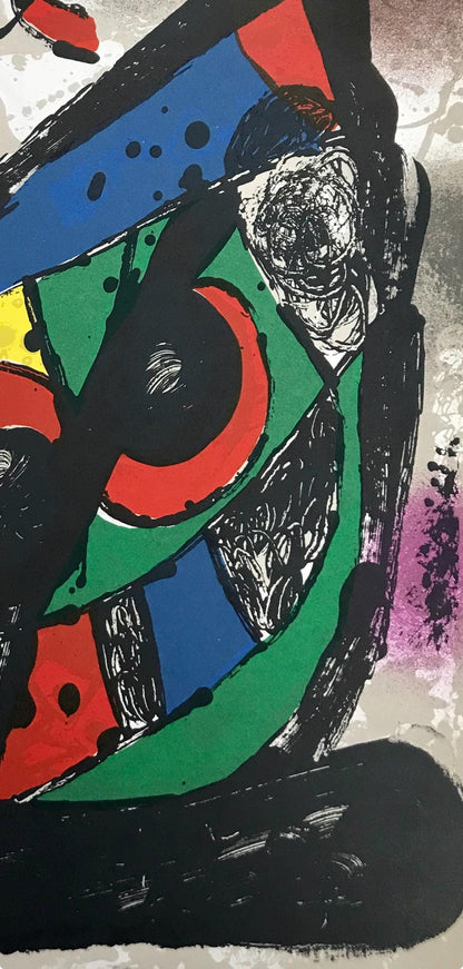 Joan Mir, Composition, (Cramer 249; Mourlot 1256), Joan Mir Lithographs, Lithograph