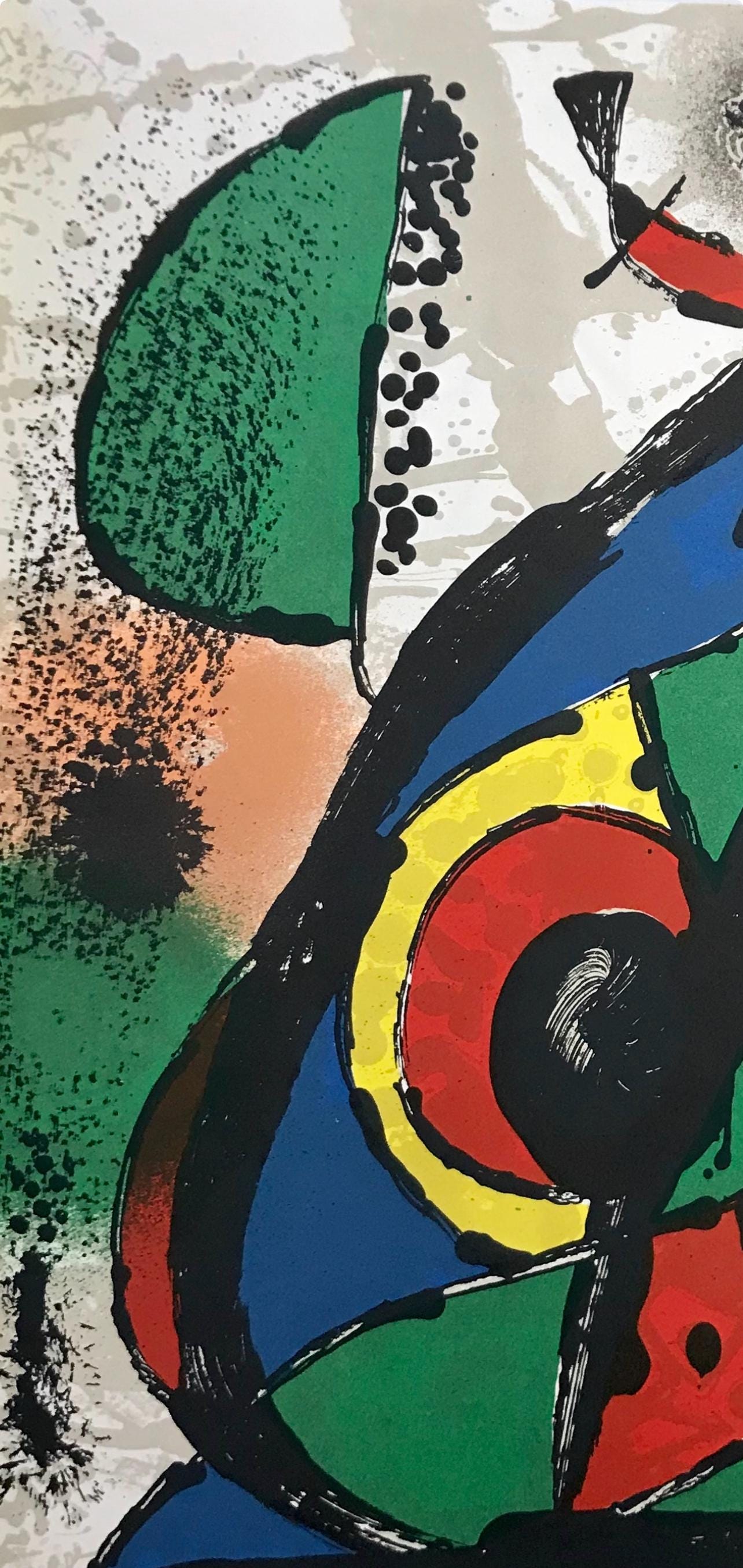 Joan Mir, Composition, (Cramer 249; Mourlot 1256), Joan Mir Lithographs, Lithograph