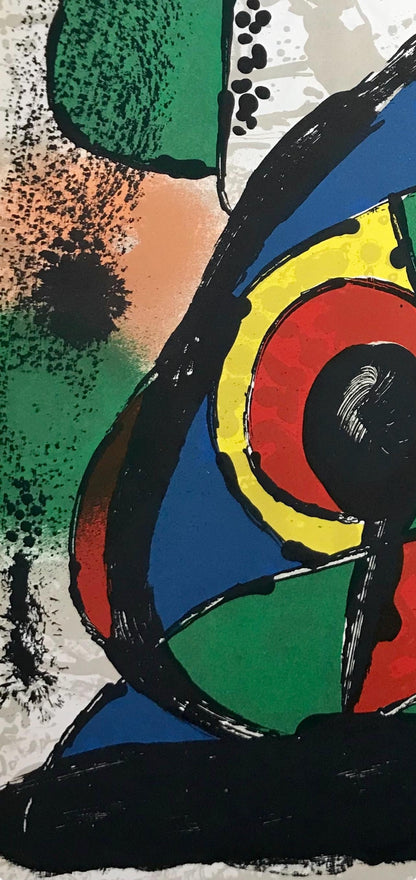 Joan Mir, Composition, (Cramer 249; Mourlot 1256), Joan Mir Lithographs, Lithograph