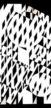 Victor Vasarely, Composition, Croises, Hliogravure