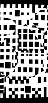 Victor Vasarely, Composition, Croises, Hliogravure