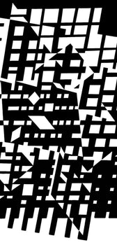Victor Vasarely, Composition, Croises, Hliogravure
