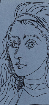 Pablo Picasso, Jacqueline (Orozco 214), Grabados Al Linleo, Linocut