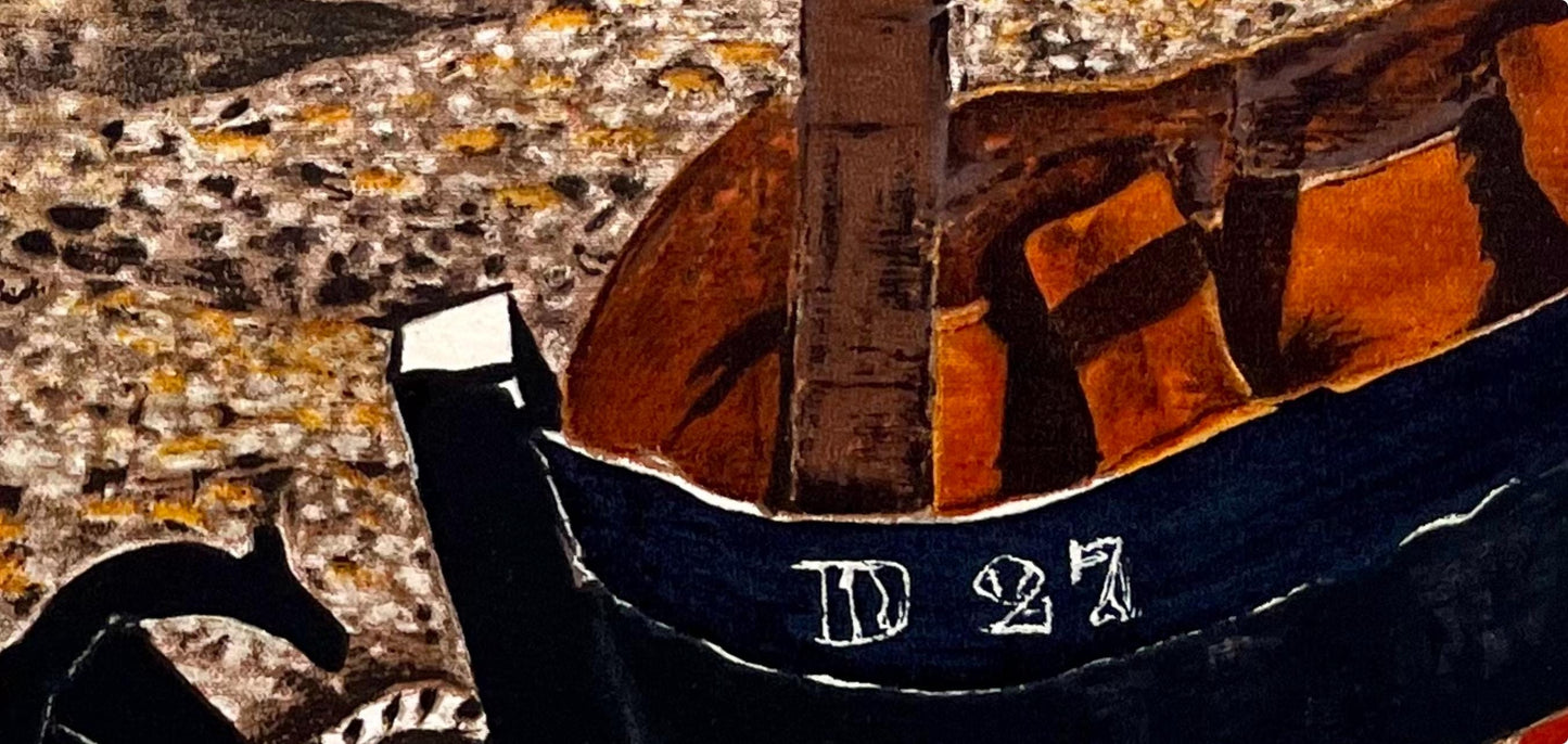 Georges Braque, La Barque D-27, Varengeville, Lithograph