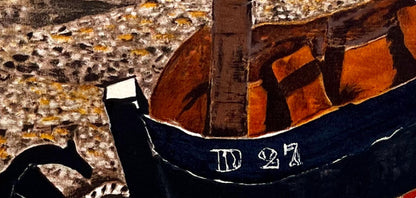Georges Braque, La Barque D-27, Varengeville, Lithograph