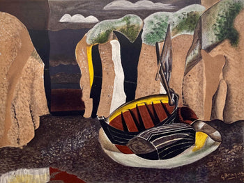 Georges Braque, Les Falaises, Varengeville, Lithograph