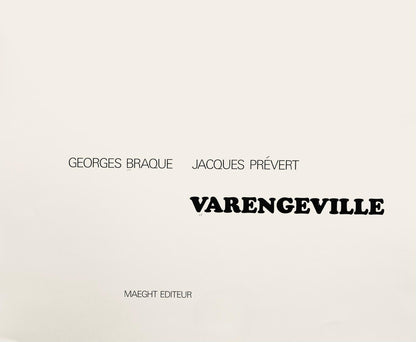 Georges Braque, La Charrue, Varengeville, Lithograph