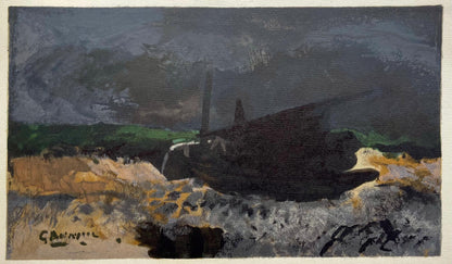 Georges Braque, Barque Sur Les Galets, Varengeville, Lithograph