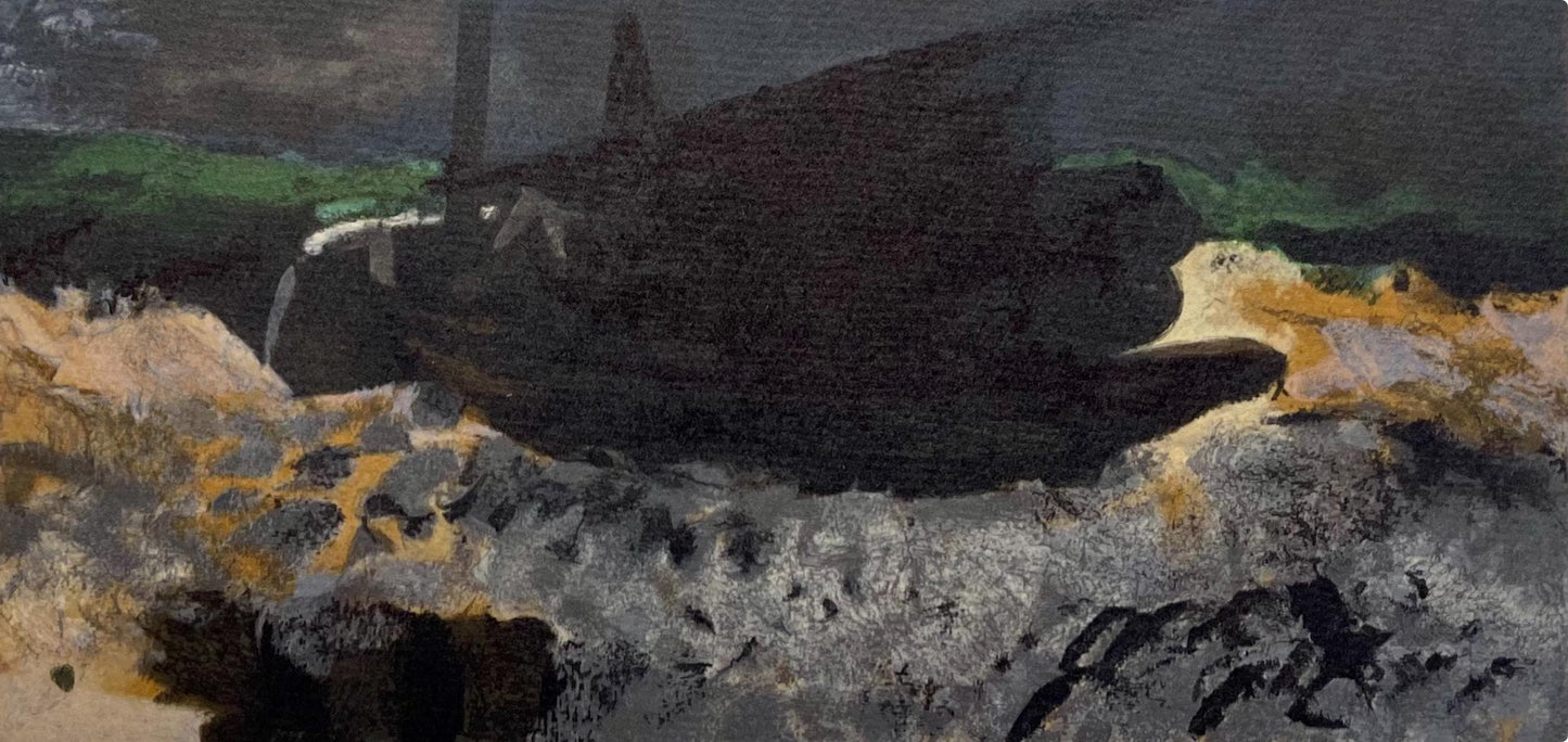 Georges Braque, Barque Sur Les Galets, Varengeville, Lithograph