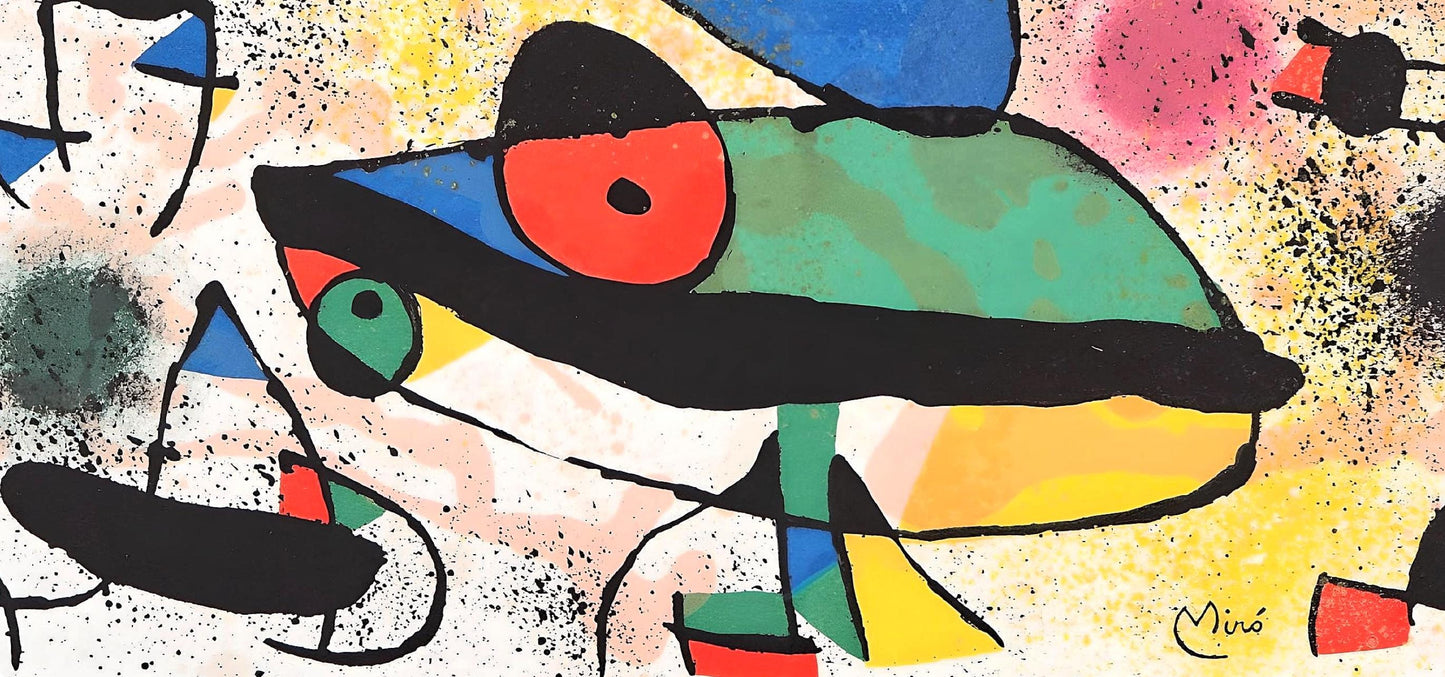 Joan Mir, Composition (Cramer 181; Mourlot 949), Lithograph