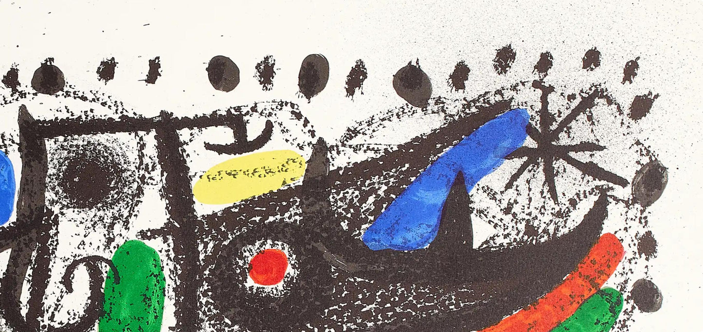 Joan Mir, Composition (Mourlot 667), Lithograph