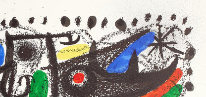 Joan Mir, Composition (Mourlot 667), Lithograph