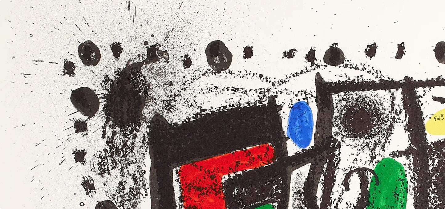 Joan Mir, Composition (Mourlot 667), Lithograph