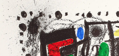 Joan Mir, Composition (Mourlot 667), Lithograph