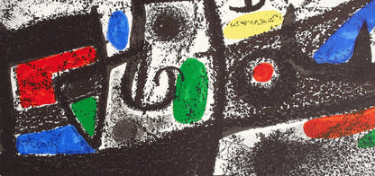 Joan Mir, Composition (Mourlot 667), Lithograph