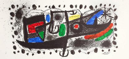 Joan Mir, Composition (Mourlot 667), Lithograph