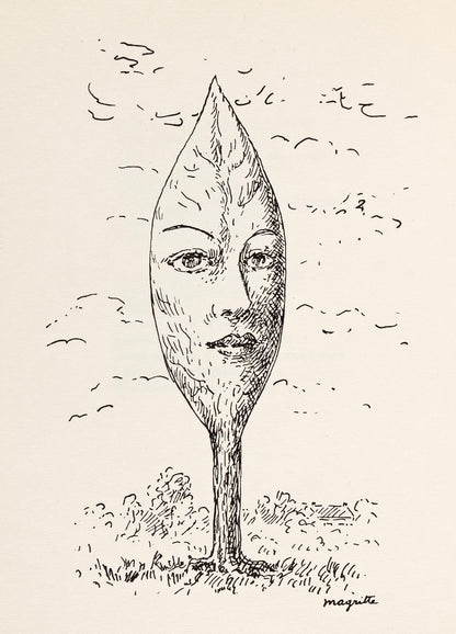 Ren Magritte, Composition, Dix Dessins De Ren Magritte, Lithograph