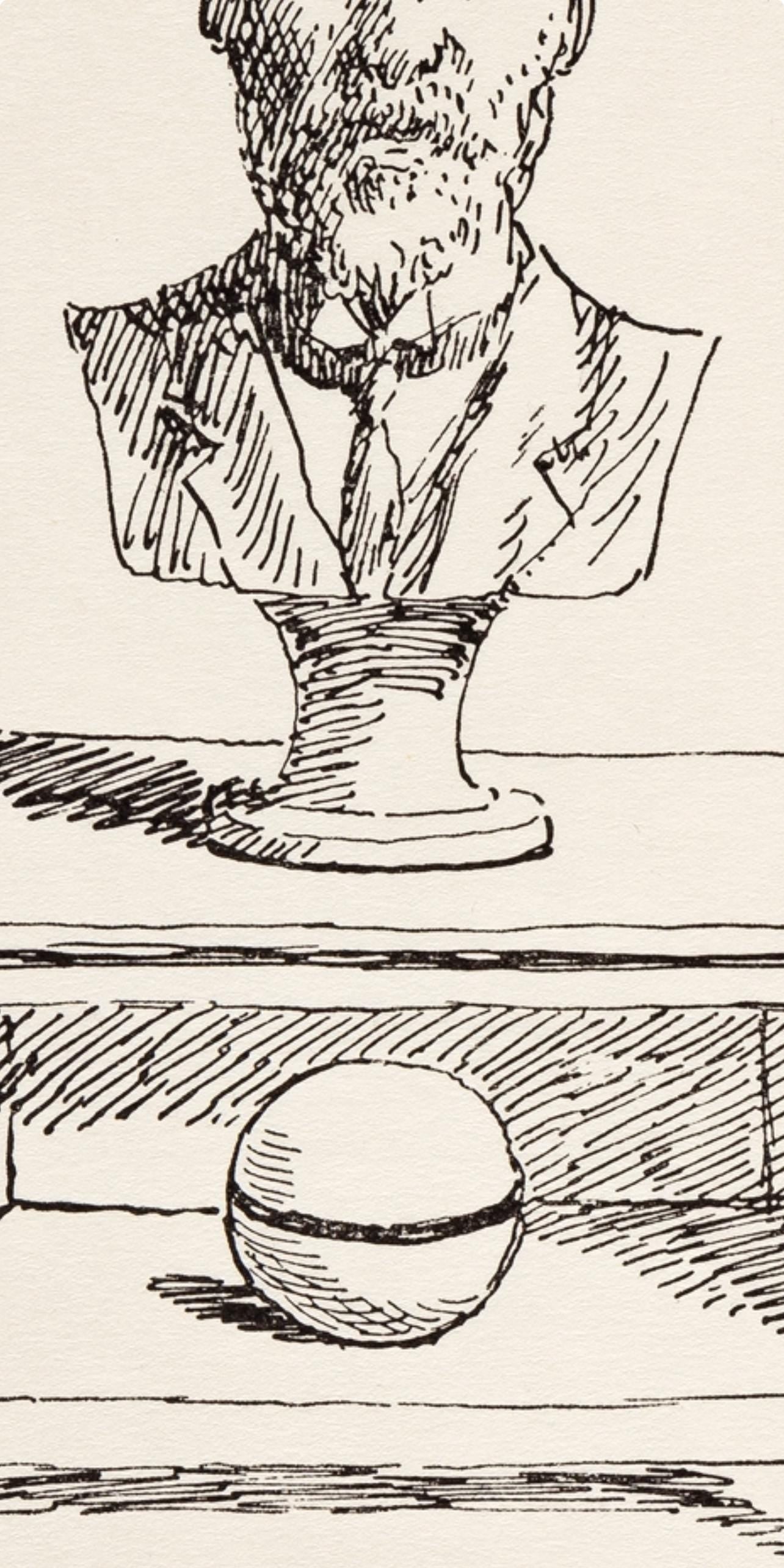 Ren Magritte, Composition, Dix Dessins De Ren Magritte, Lithograph