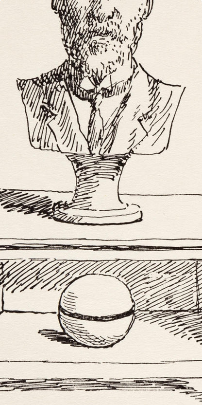 Ren Magritte, Composition, Dix Dessins De Ren Magritte, Lithograph