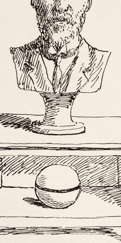 Ren Magritte, Composition, Dix Dessins De Ren Magritte, Lithograph