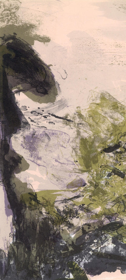Zao Wou-Ki ???, Composition, Xxe Sicle, Lithograph