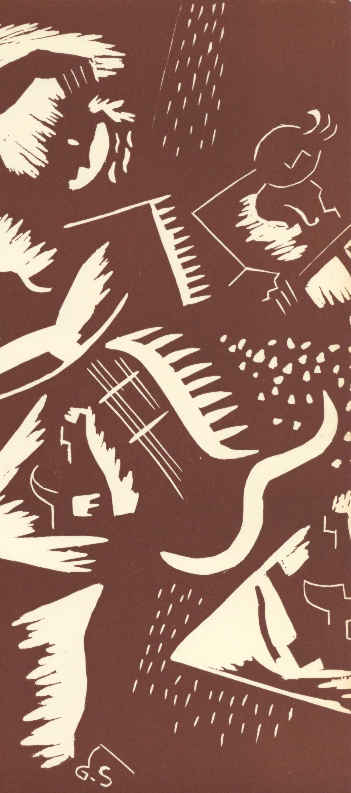 Gino Severini, Gravure Futuriste, Xxe Sicle, Linocut